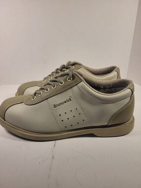 Womens Brunswick Bowling Shoes Size 8 Brown And Tan Vintage